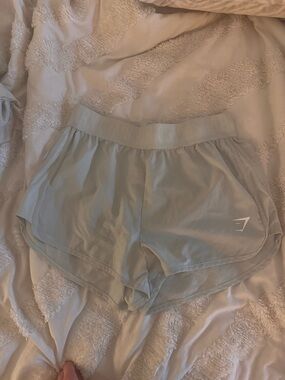 Gymshark Seafoam green running shorts